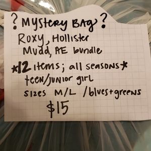 Mystery bundle of name brand clothes